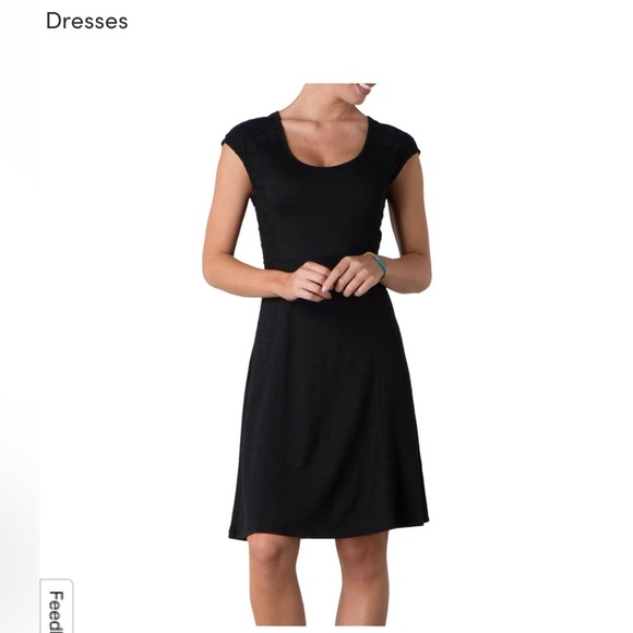 Toad & Co -Sama Sama Red Dress, Large. - Picture 5 of 5